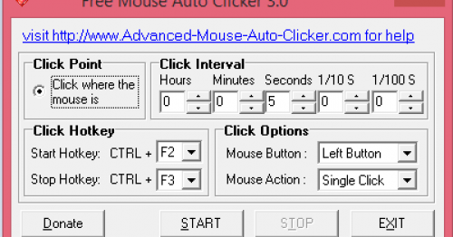 Auto Click phần mềm máy tính